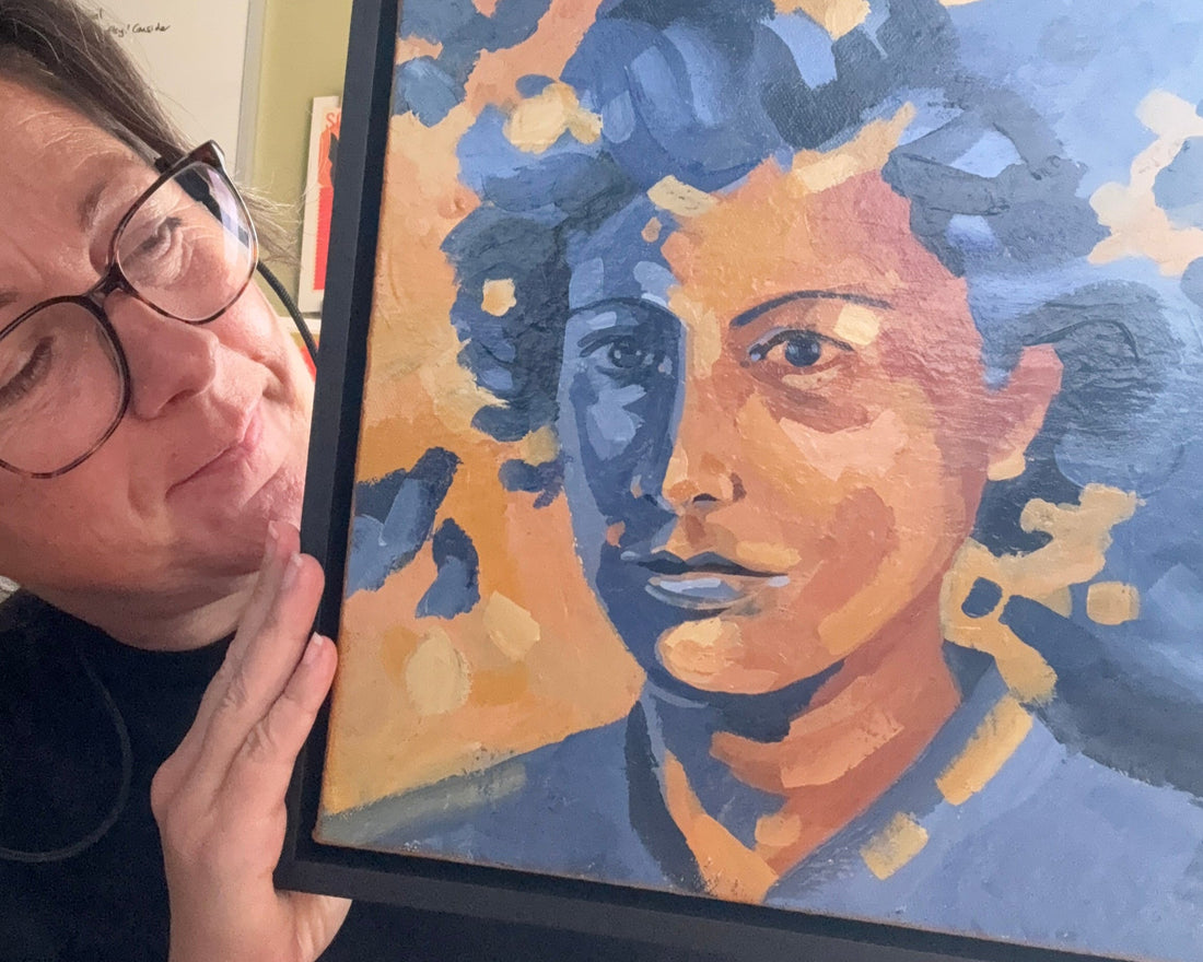 Georgina Westley Painting Noor Inayat Khan