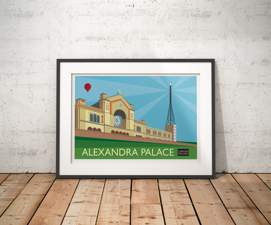 Alexandra Palace Travel Poster