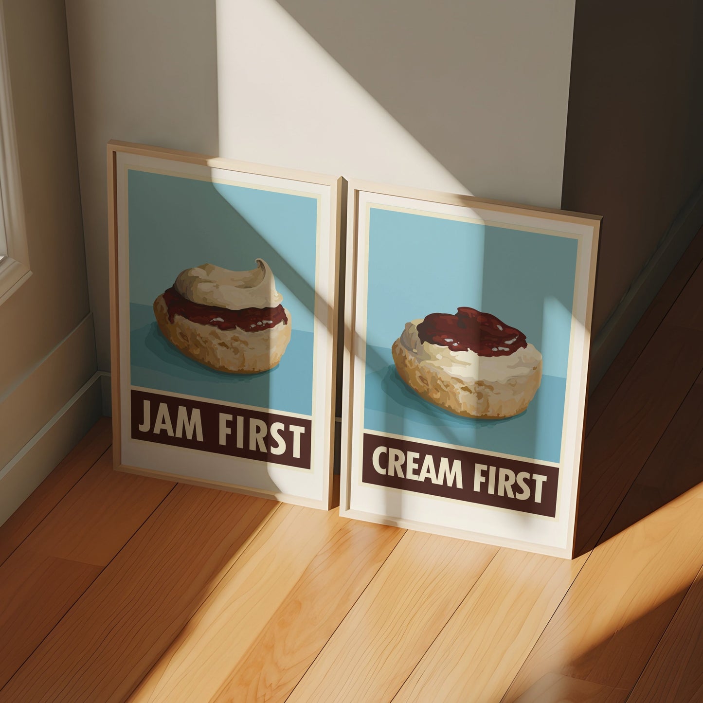 Cream First | Cream Tea | Art Print
