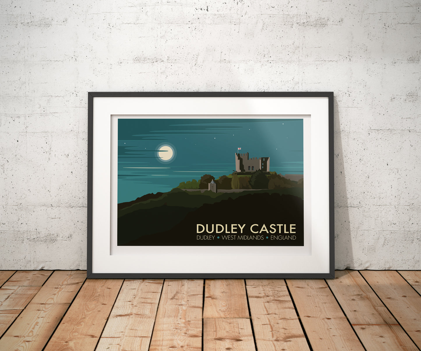 Dudley Castle Travel Poster