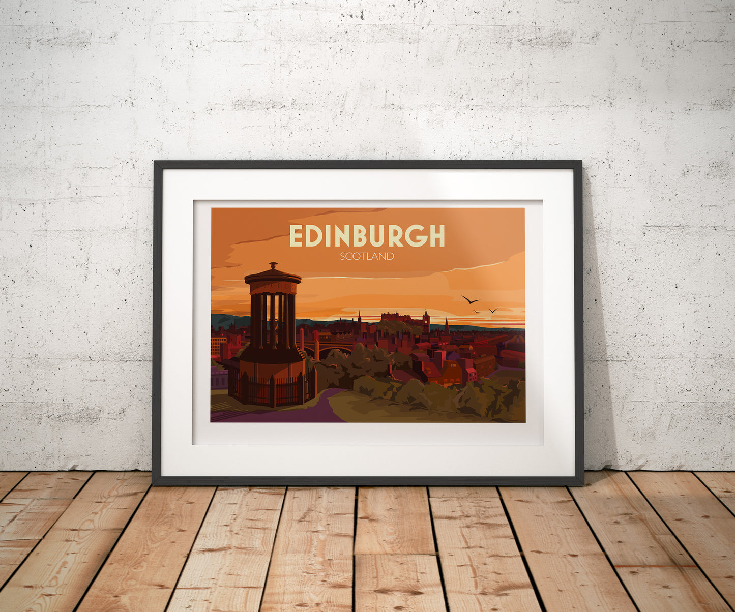 Edinburgh Travel Poster