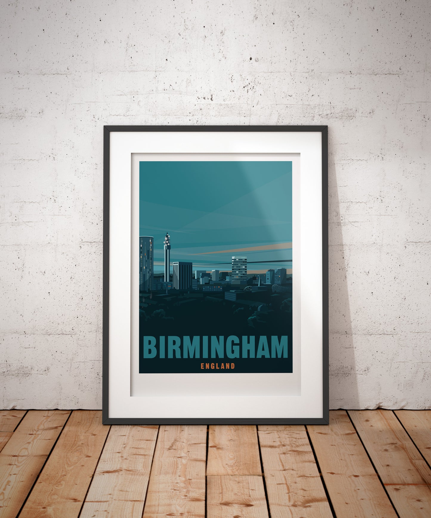 Birmingham Travel Poster