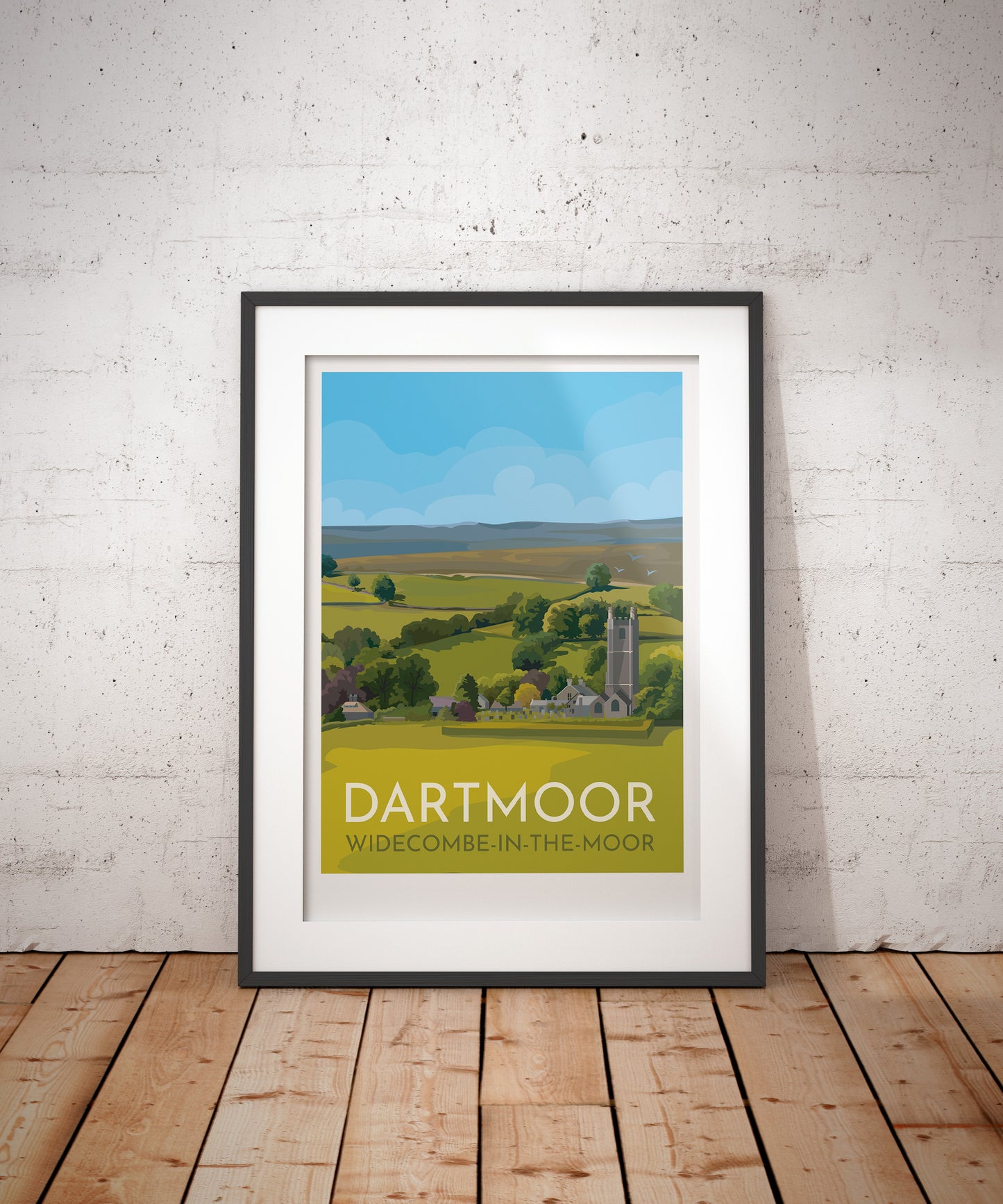 Dartmoor Widecombe-In-The-Moor Art Print