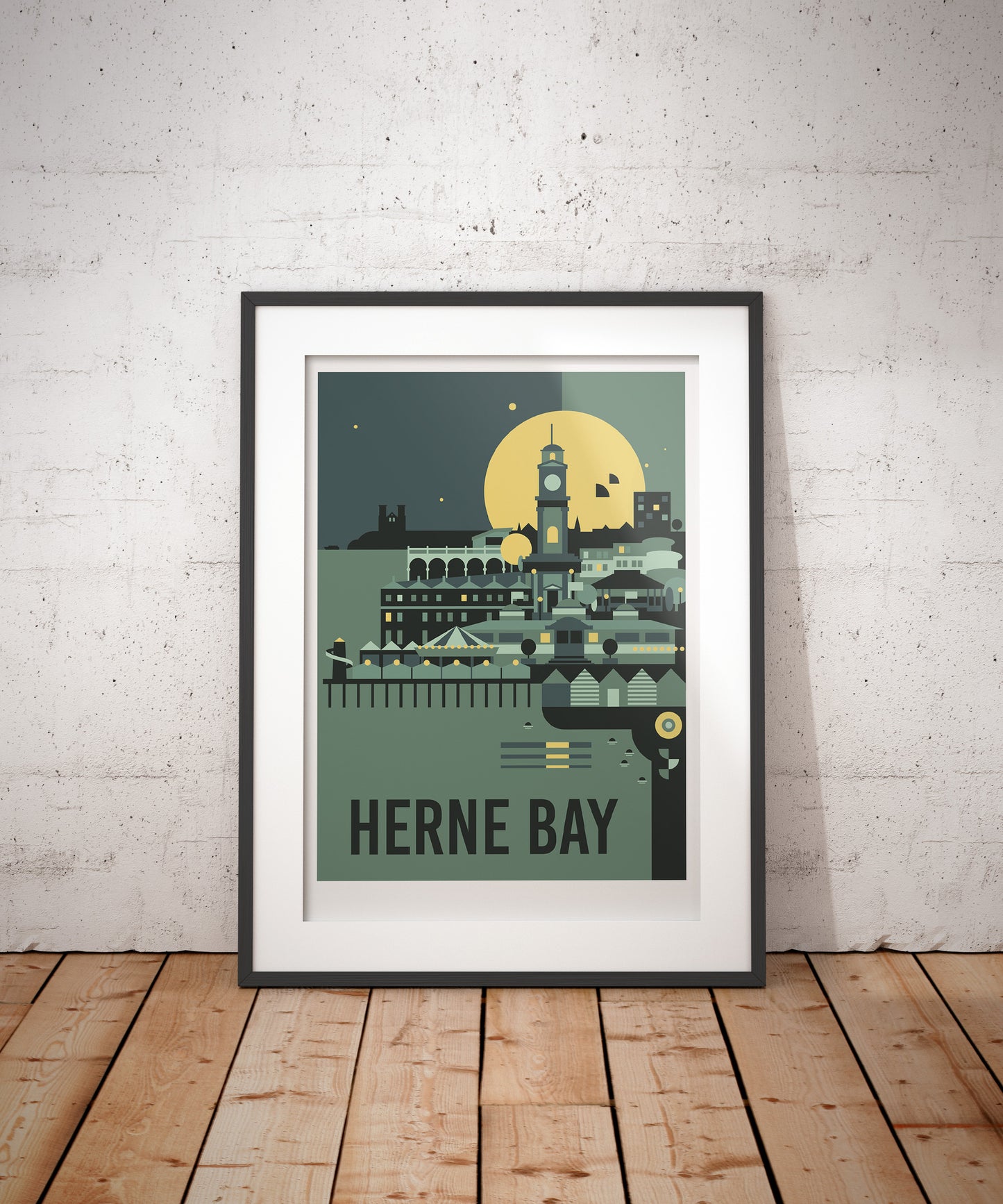Herne Bay Travel Art Print