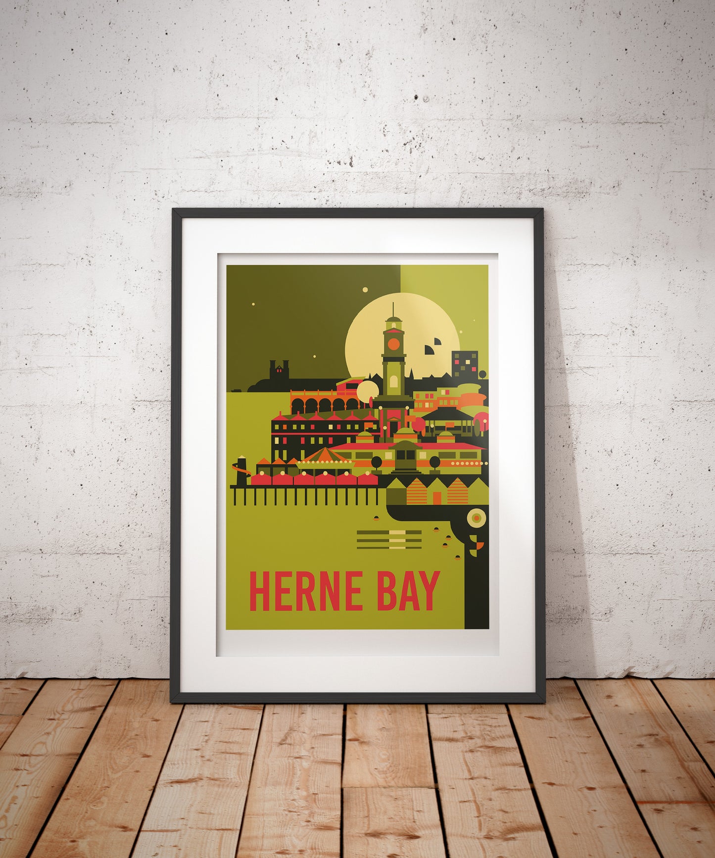 Herne Bay Travel Art Print