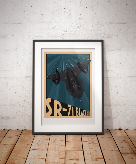 SR-71 Blackbird Art Print