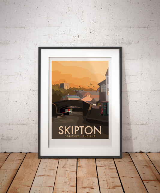 Skipton, Yorkshire Travel Print