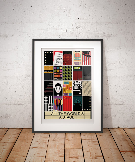 Theatre - All The World's A Stage Poster