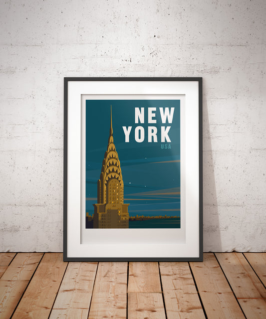 New York Travel Poster