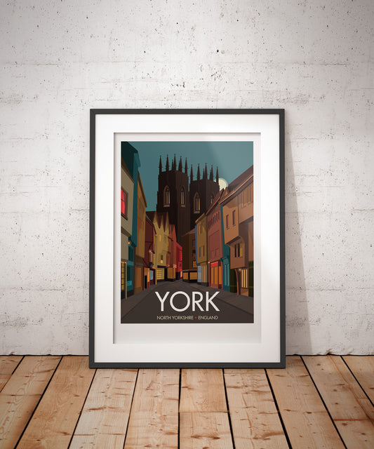 York Travel Poster