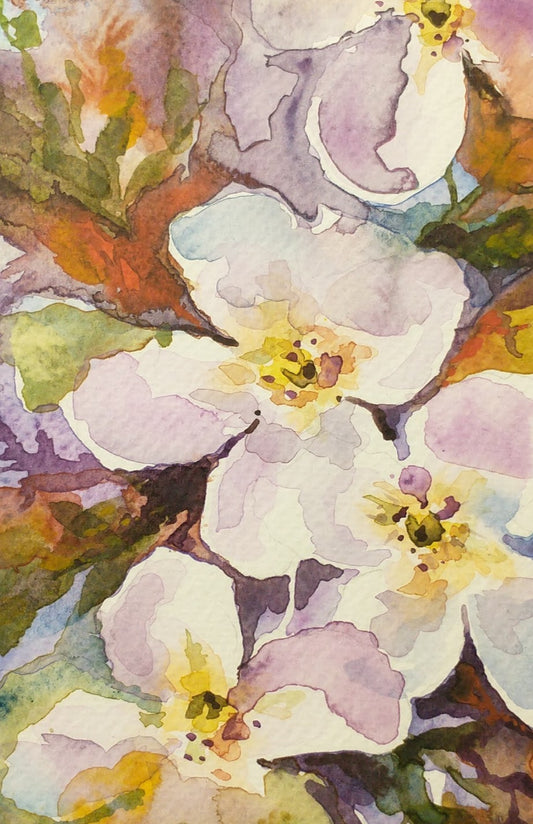 Tropical Blossoms I (framed)