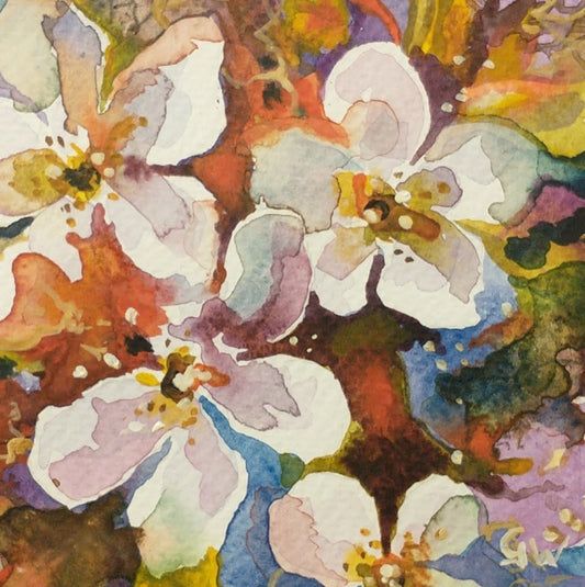 Tropical Blossoms II (framed)