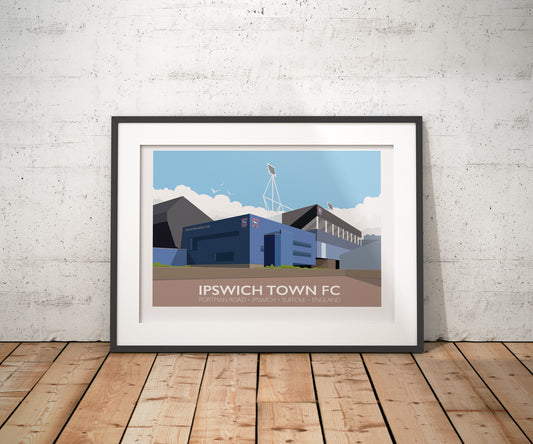 Ipswich Town Football Club Travel Poster