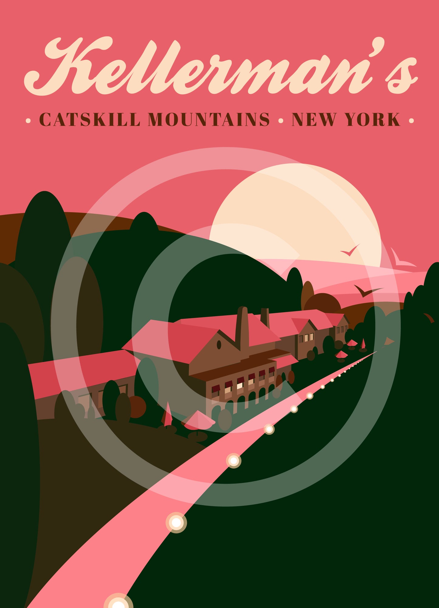 Kellerman's Dirty Dancing Travel Art Print