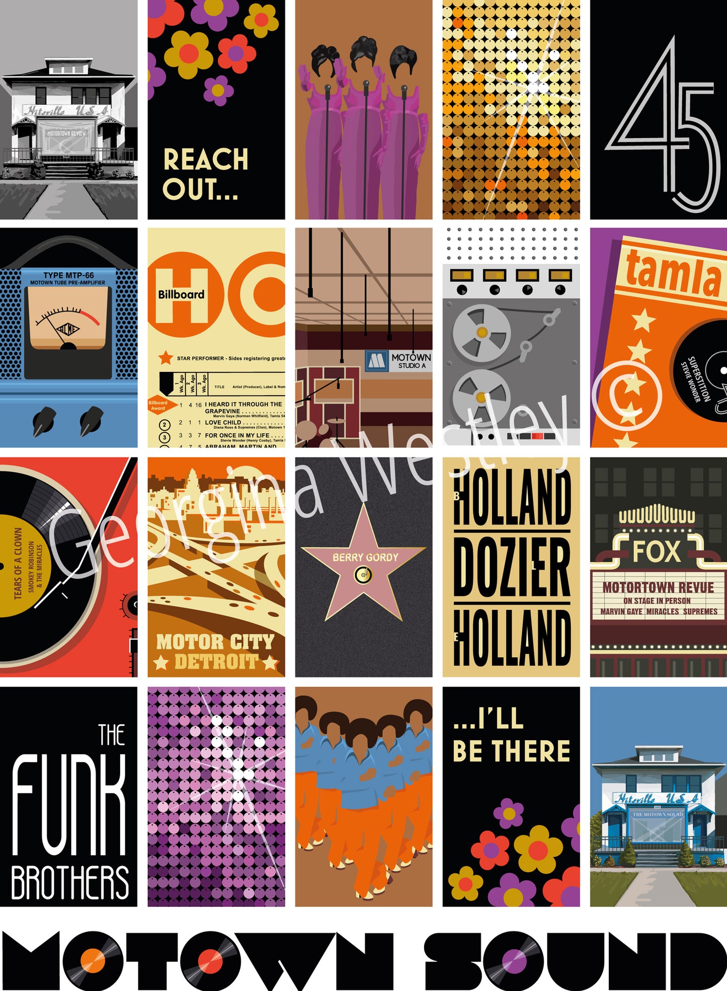 Motown Sound Art Print