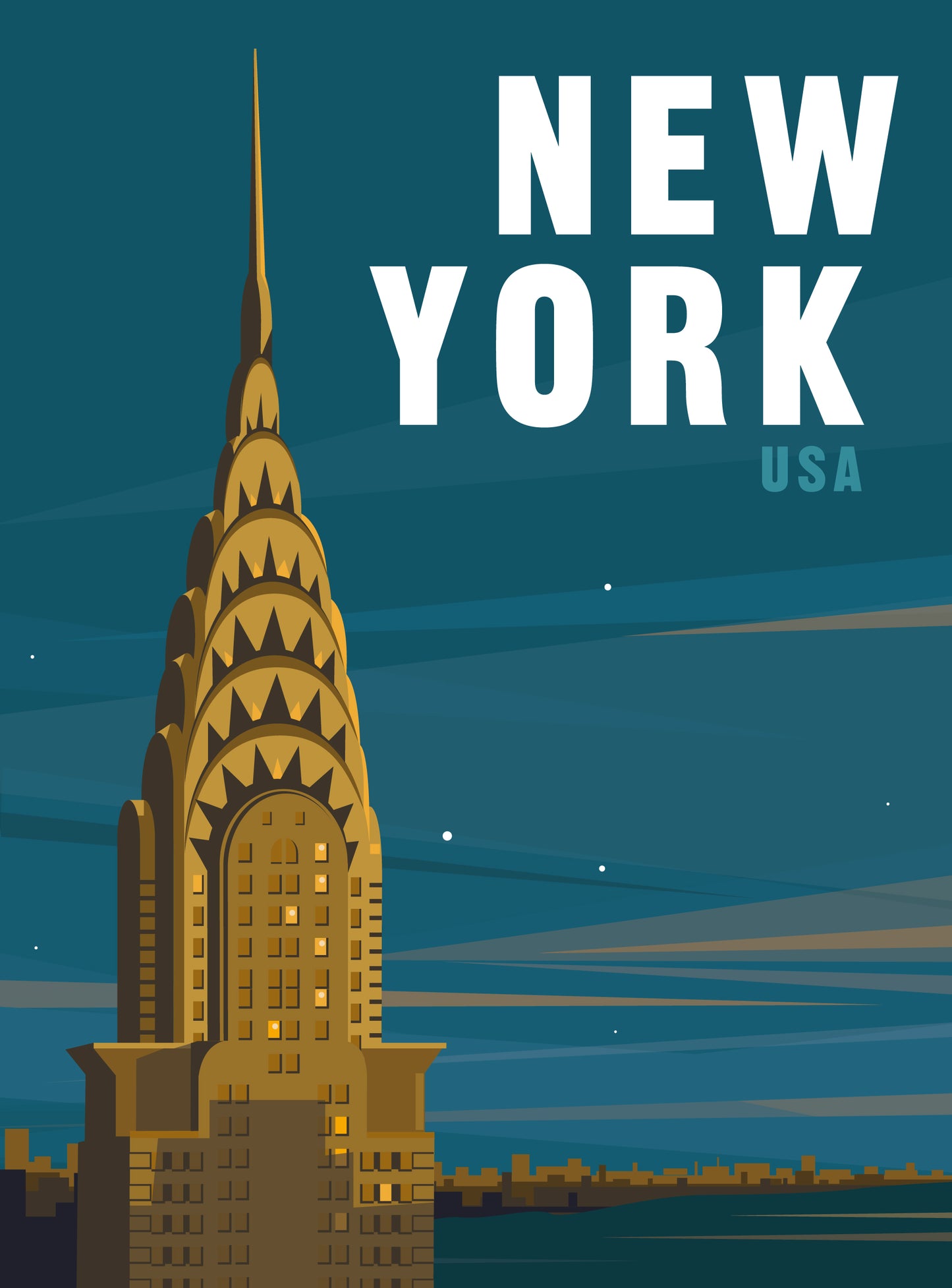 New York Travel Poster