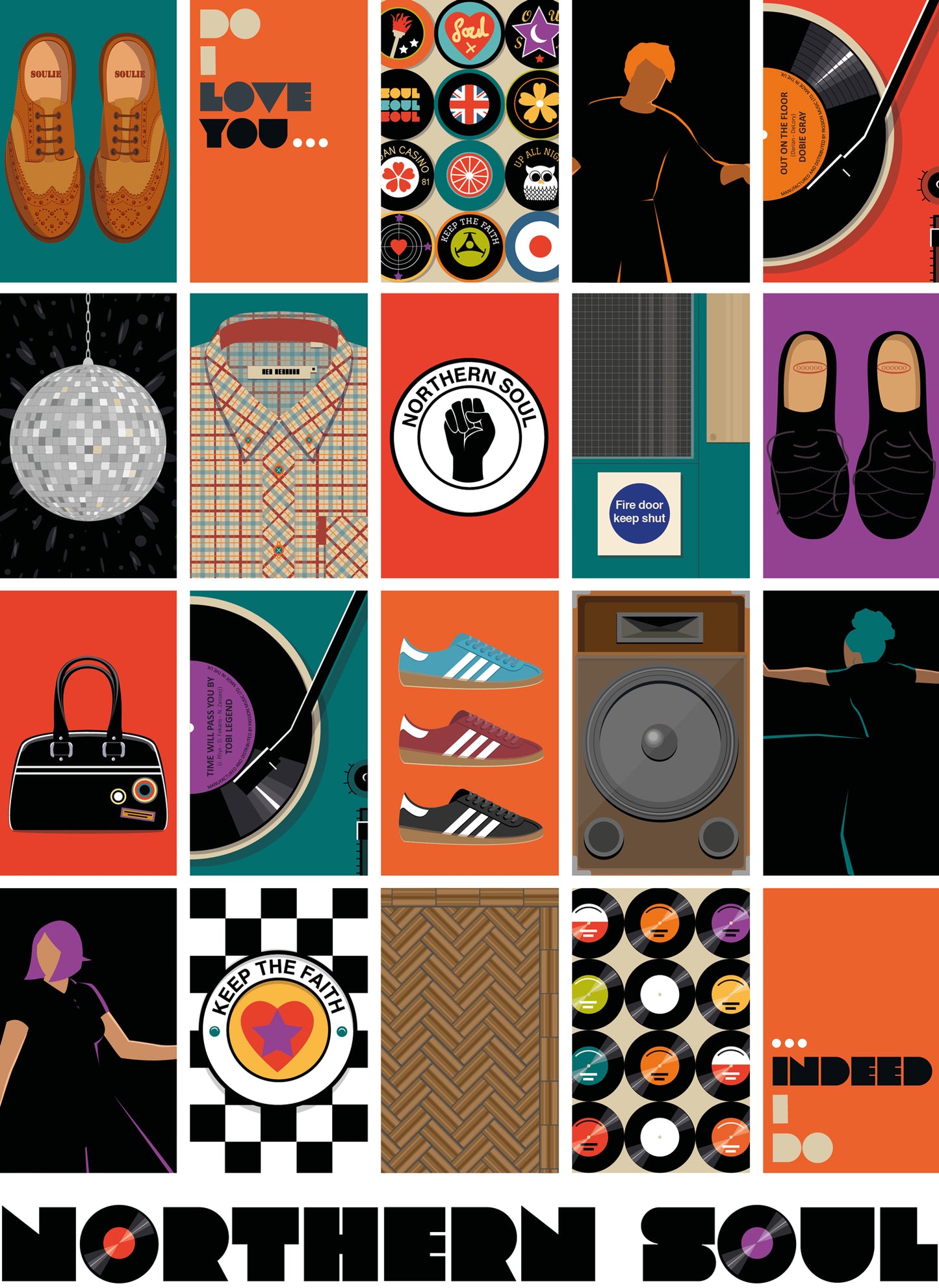 Northern Soul, Keep The Faith Art Print