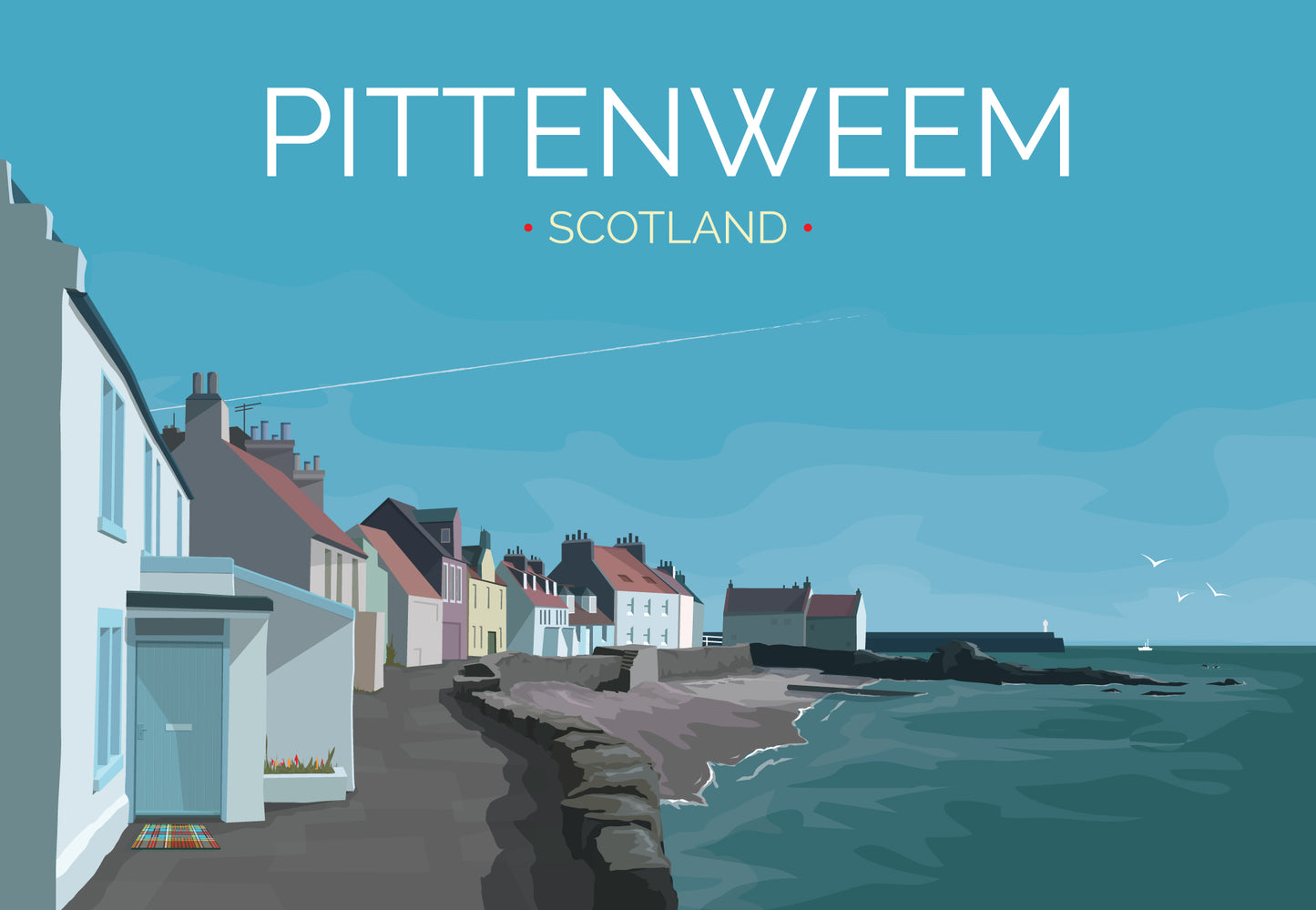 Pittenweem Travel Poster