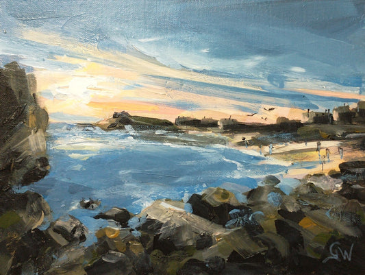 Porthmeor Beach - St Ives (framed)