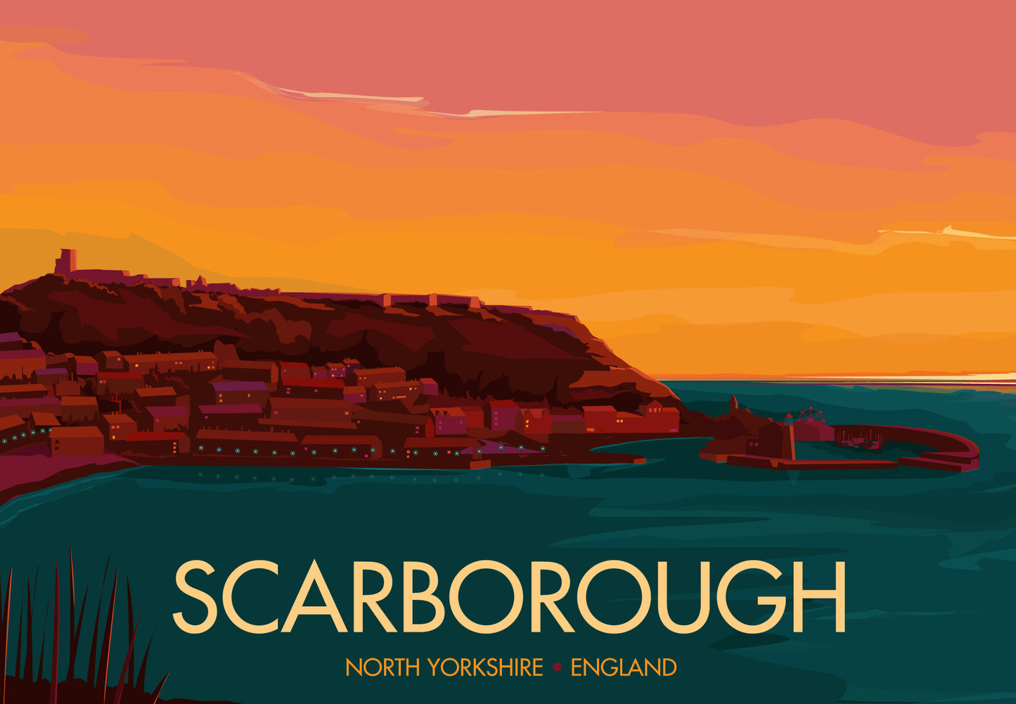 Scarborough Travel Poster