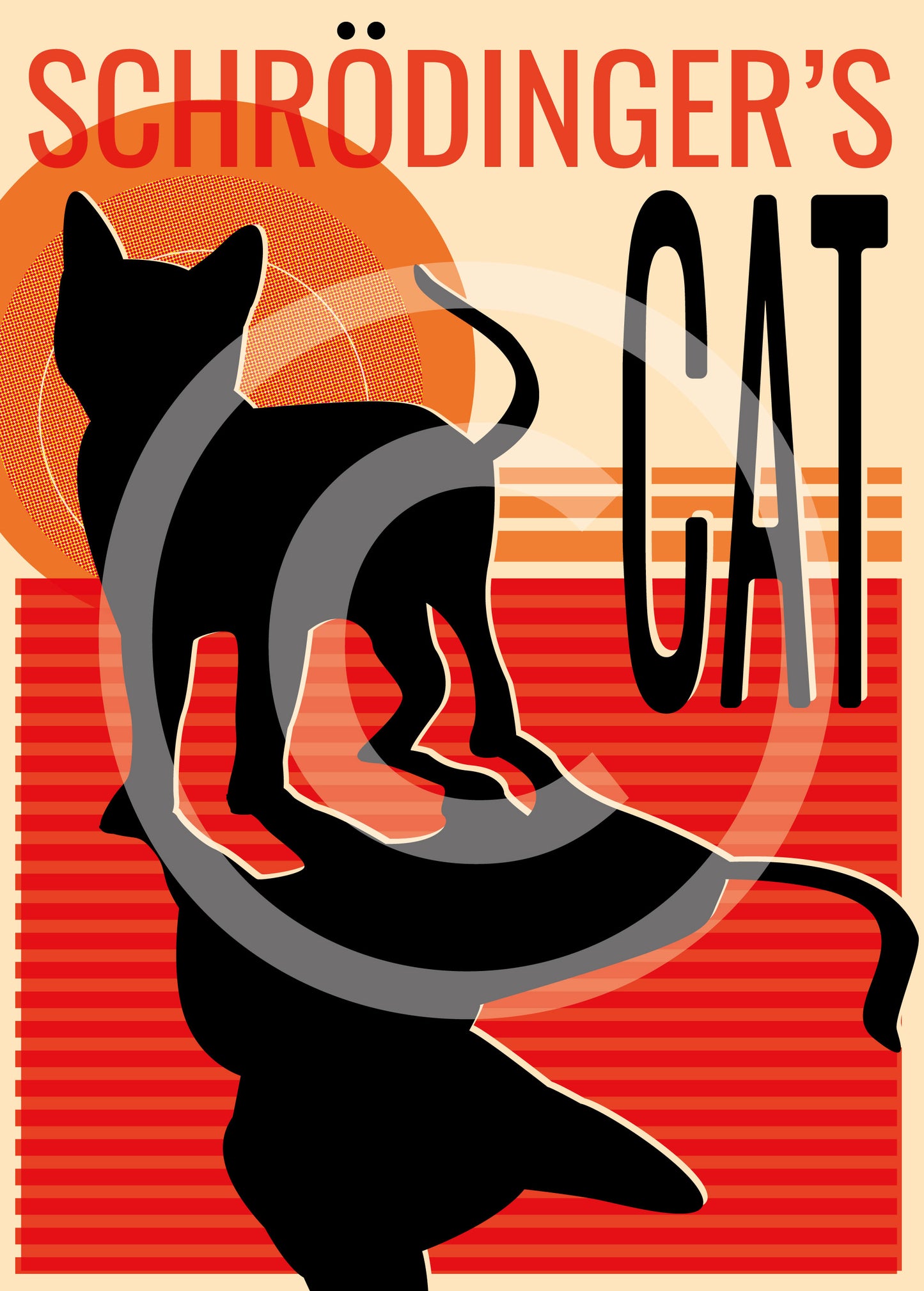 Shrodinger's Cat Art Print