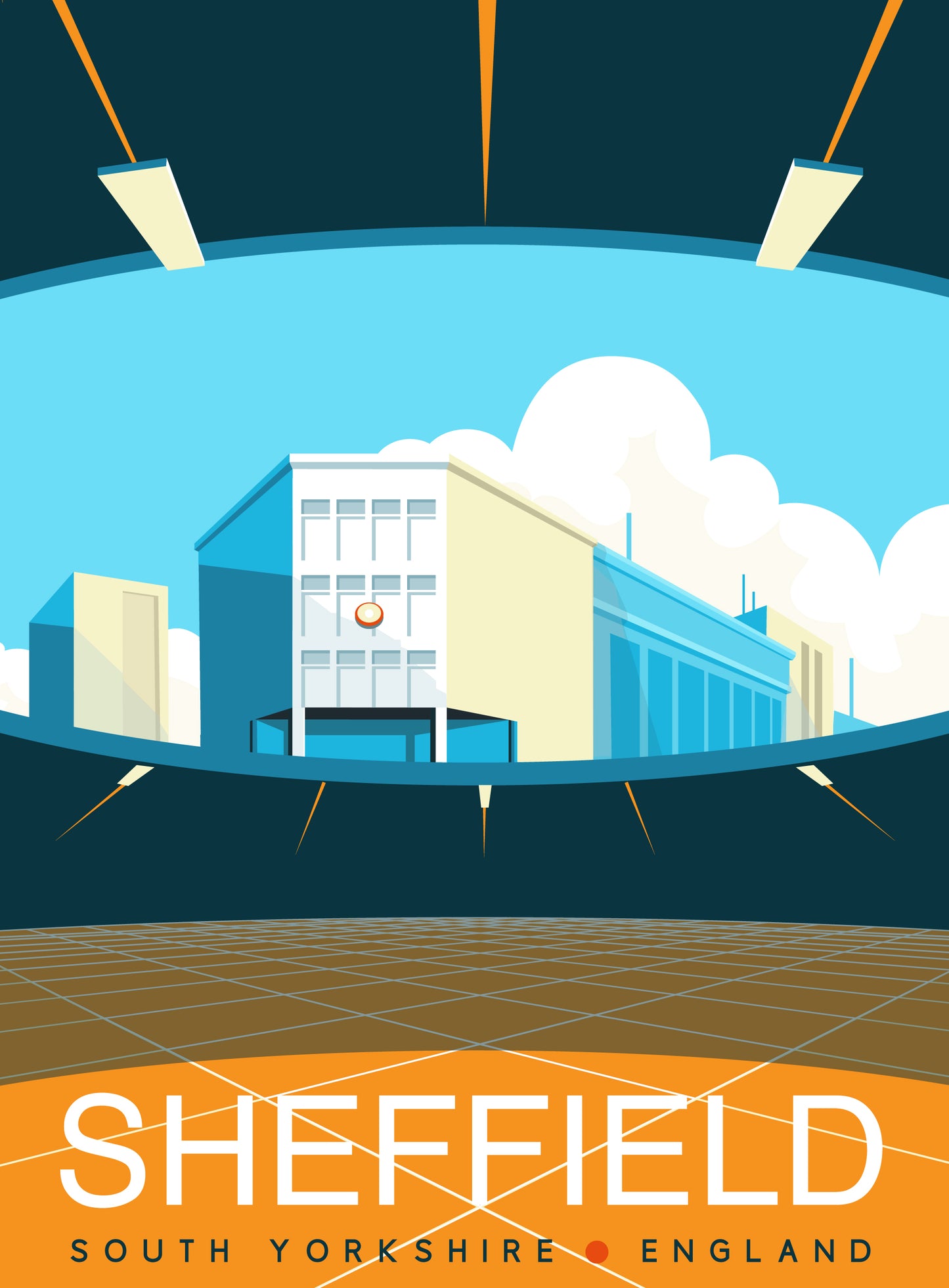 Sheffield Travel Poster