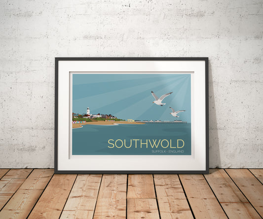 Southwold Travel Poster