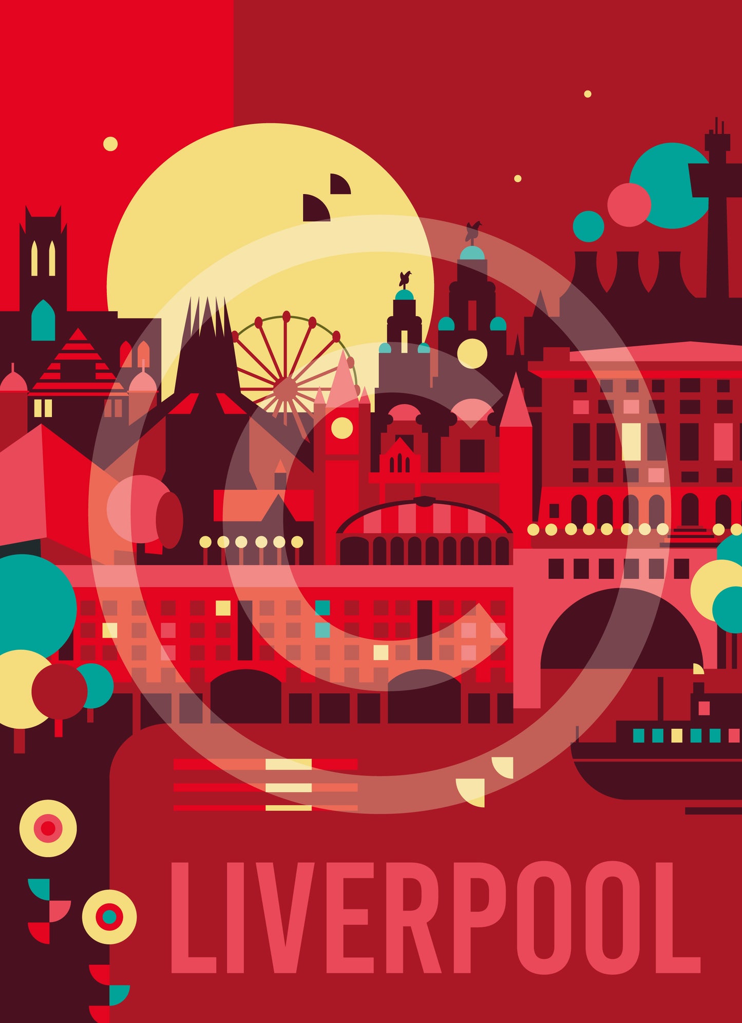Liverpool Travel Art Print