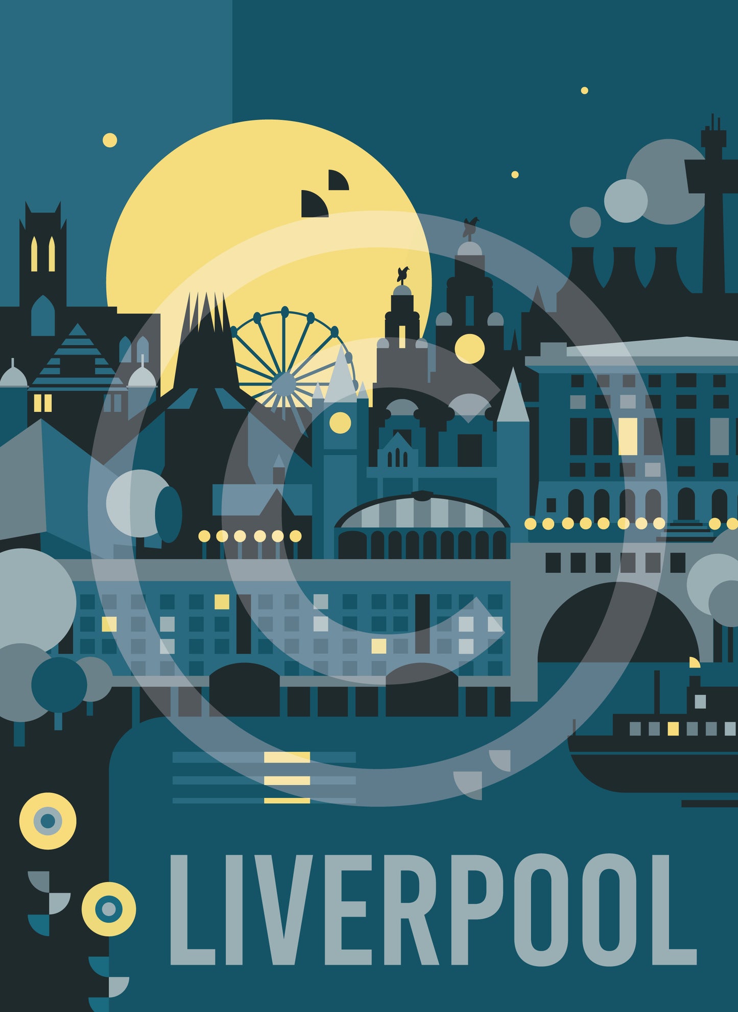 Liverpool Travel Art Print
