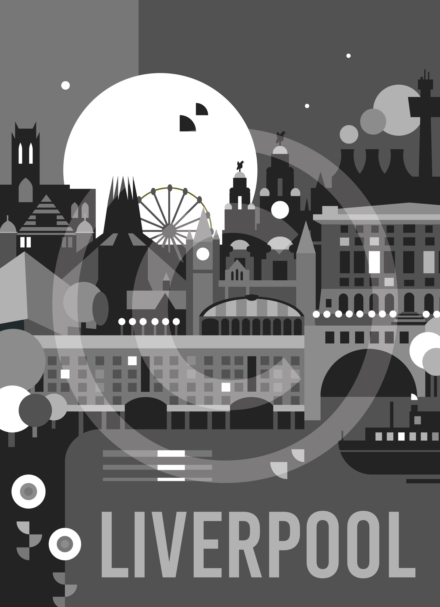 Liverpool Travel Art Print