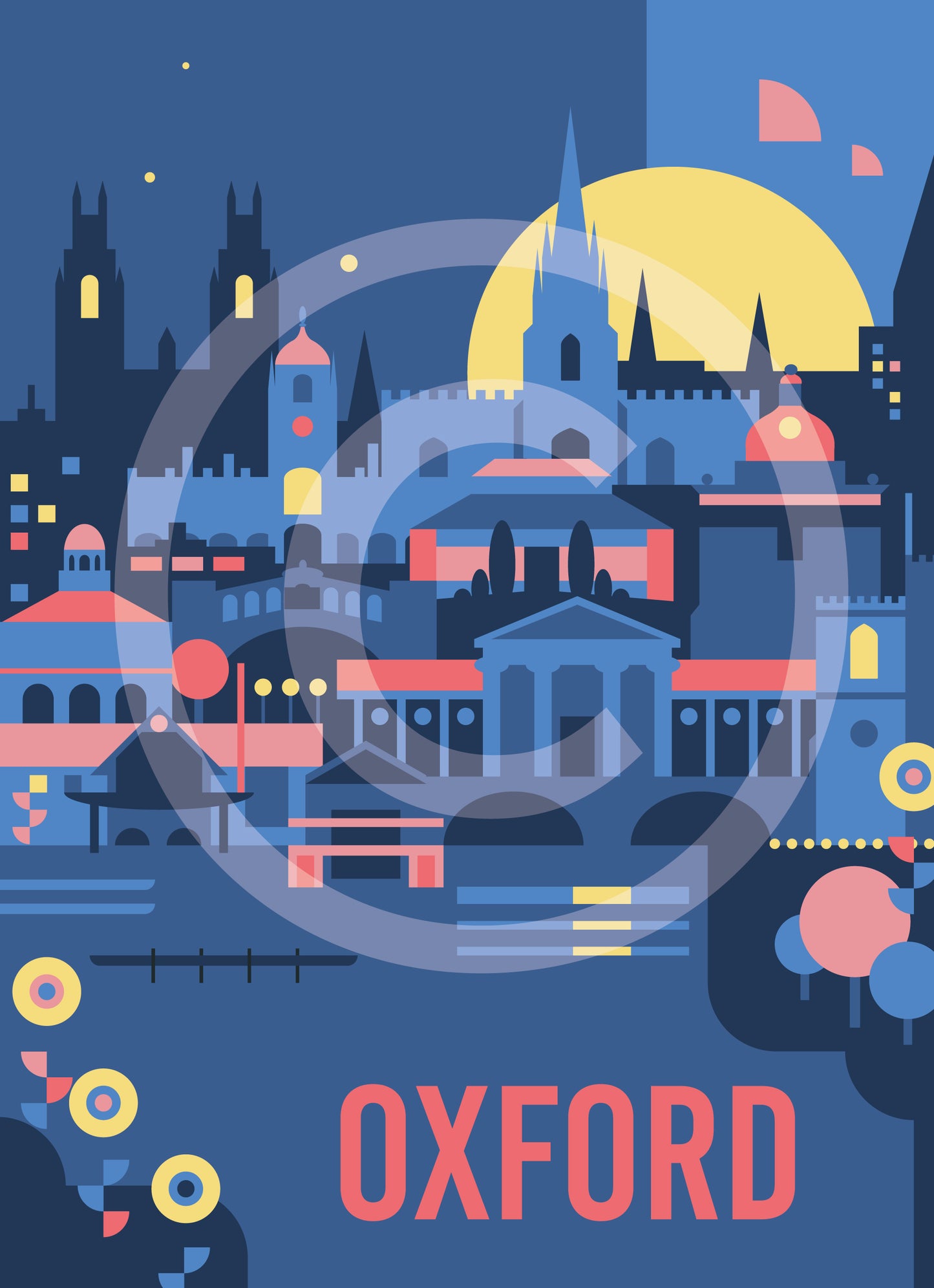 Oxford Travel Art Print