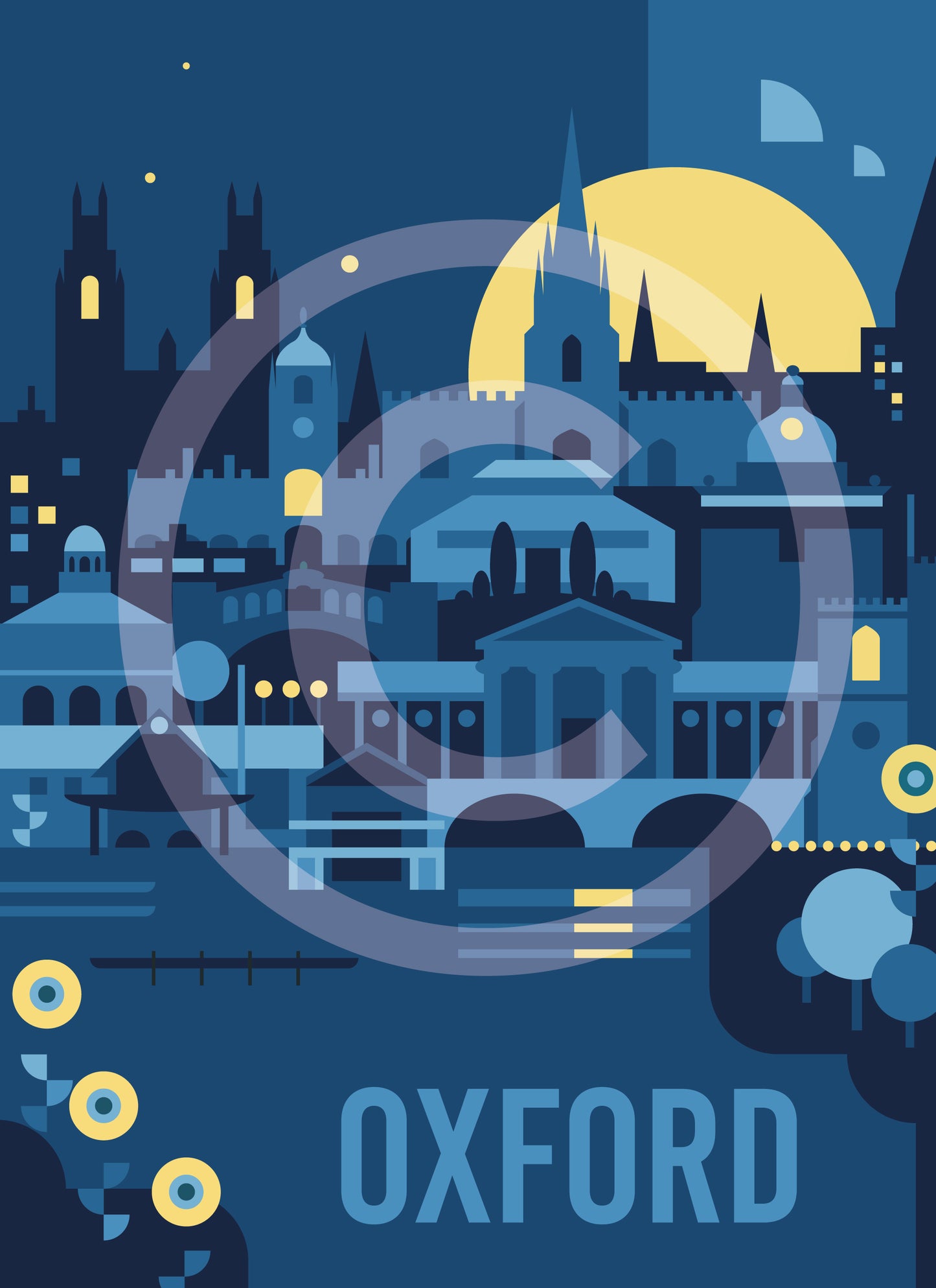 Oxford Travel Art Print