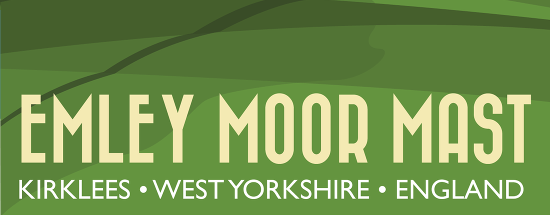 Emley Moor Mast print in Denby Dale Tea Rooms