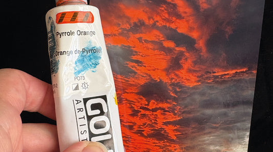 Painting ‘Fearless’: The Magic of Pyrrole Orange