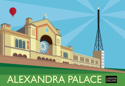 Alexandra Palace Travel Poster