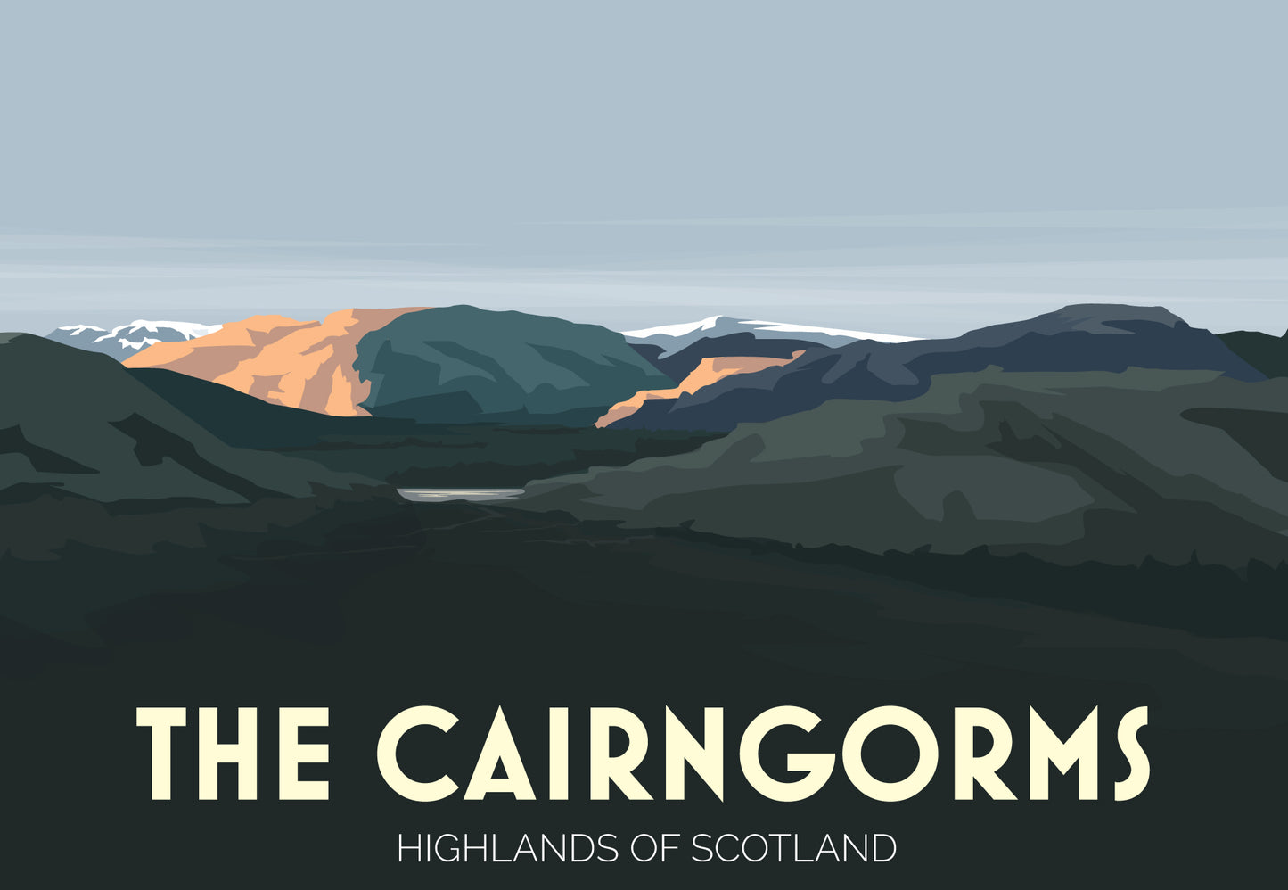 Cairngorms Travel Poster