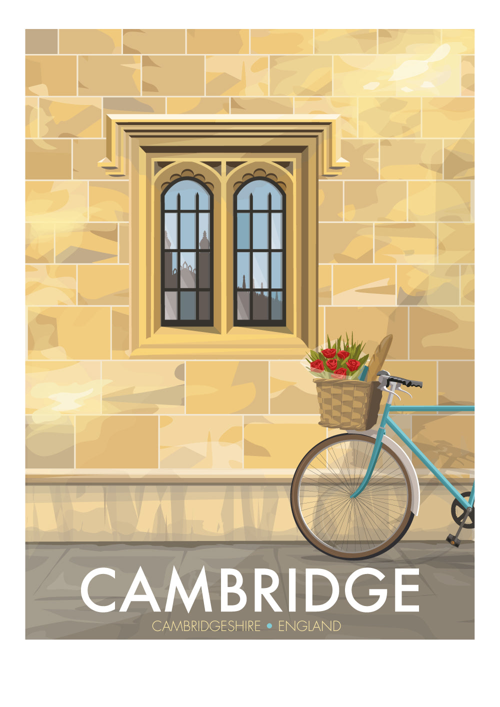 Cambridge Travel Poster