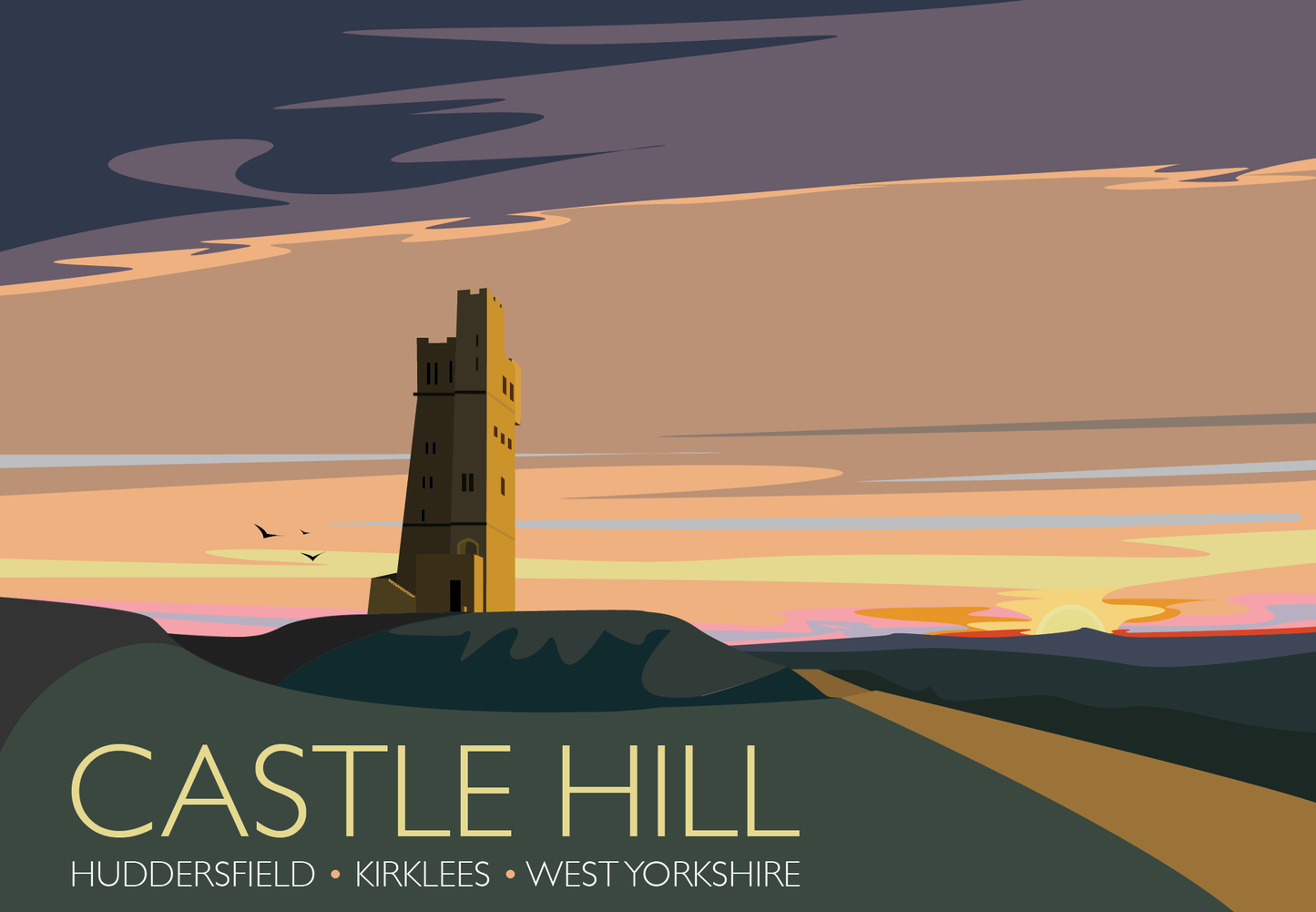 Castle Hill Travel Poster