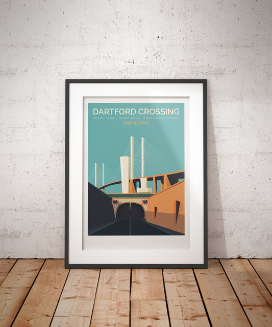 Dartford Crossing Travel Poster