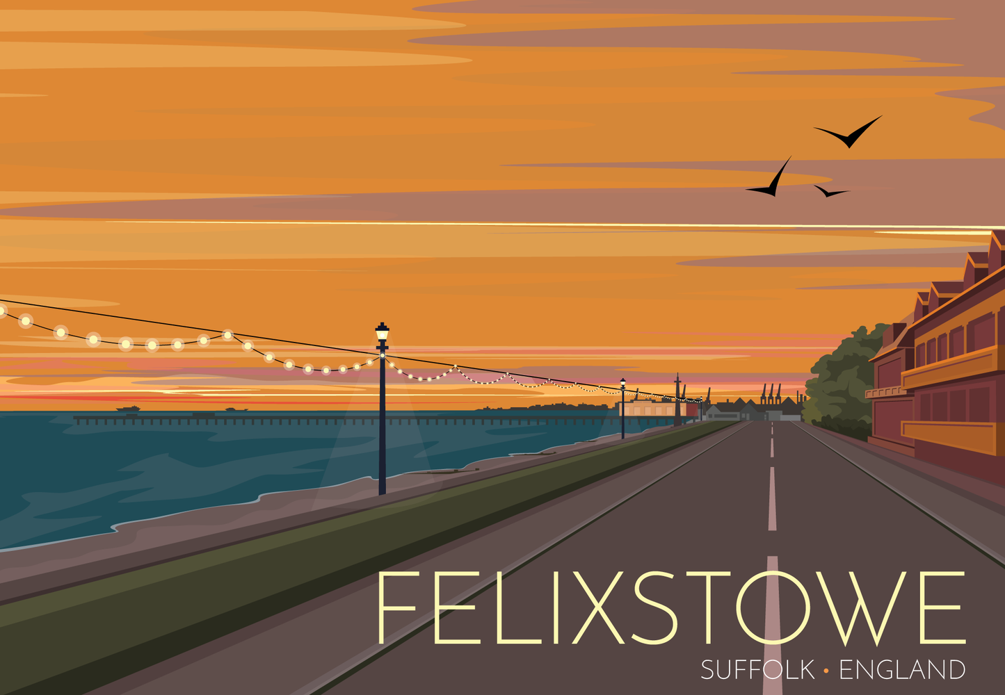 Felixstowe Travel Poster