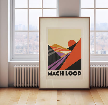Mach Loop Wales - Aviation Travel Poster