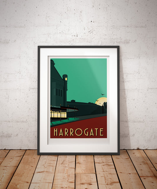 Harrogate Travel Art Poster