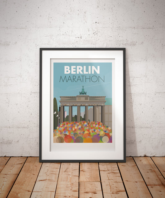 Berlin Marathon Art Print