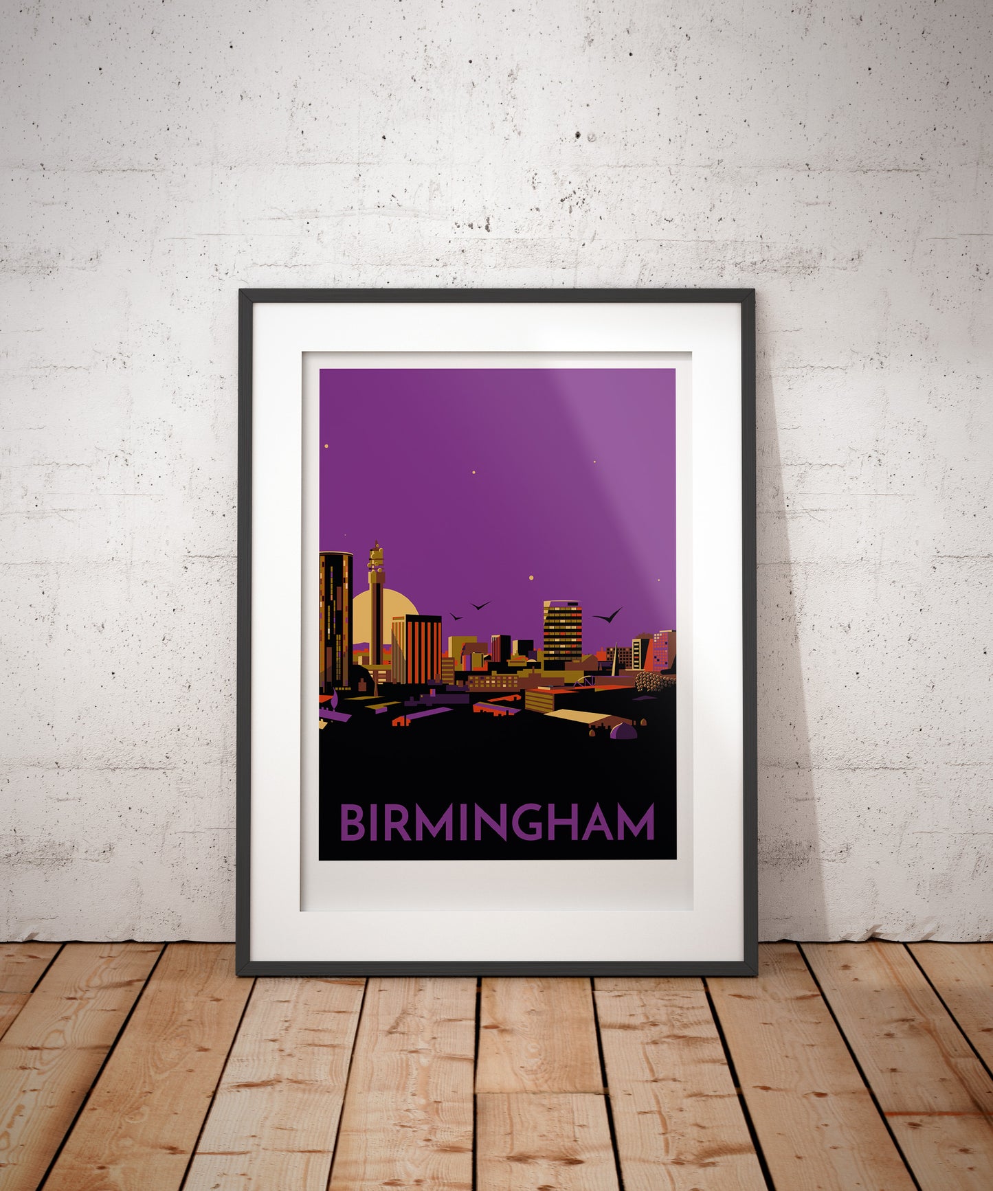 Birmingham Travel Poster