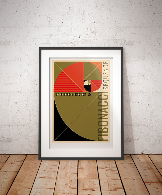 Fibonacci Sequence Art Print