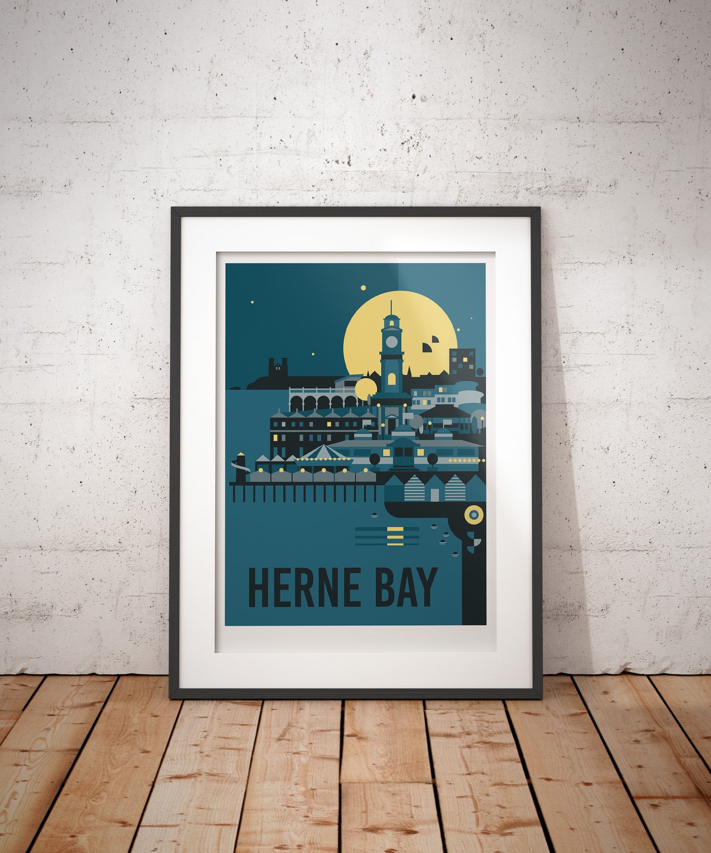 Herne Bay Travel Art Print