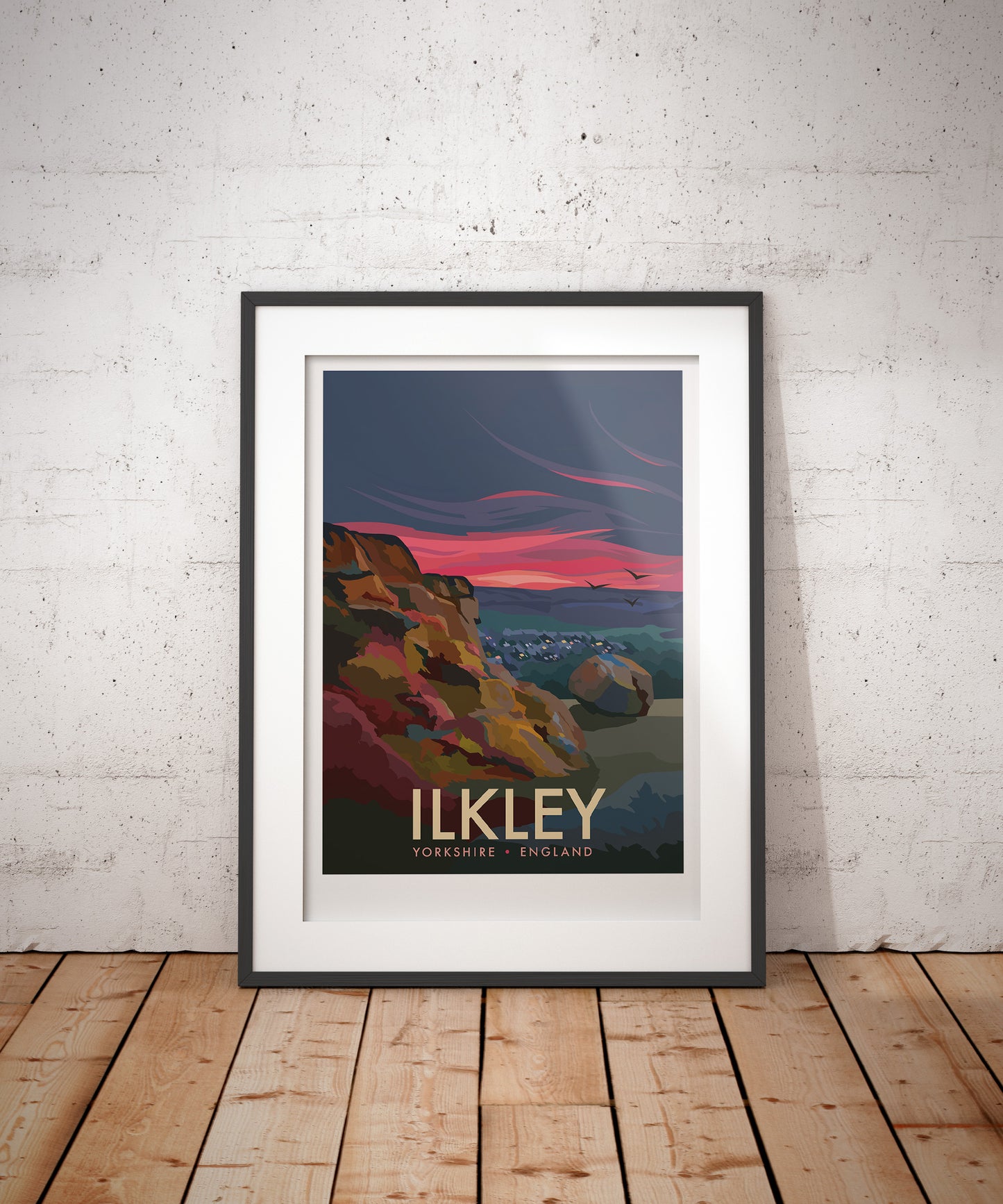 Ilkley, Yorkshire Travel Print
