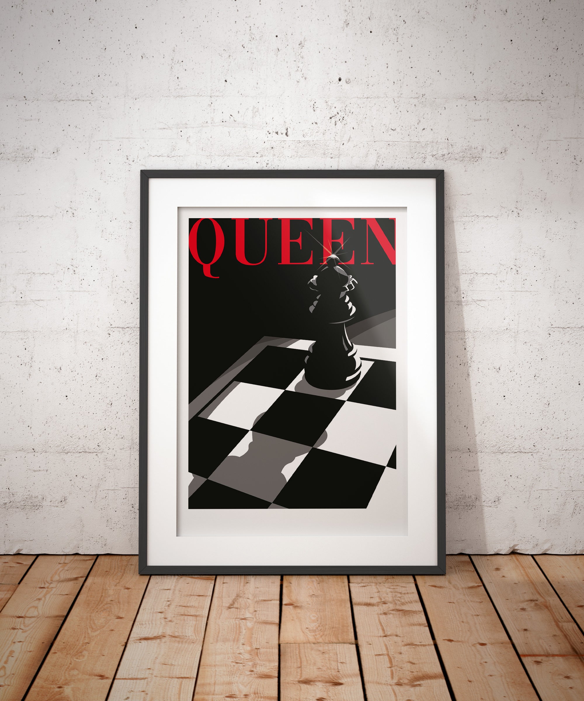 The Queens Gambit Chess Opening Poster Fine Art Print Poster for