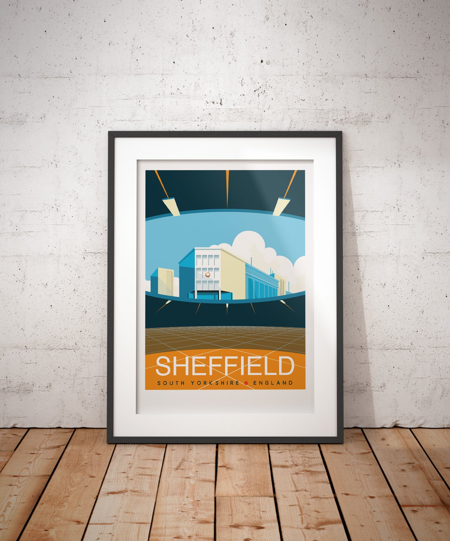 Sheffield Travel Poster
