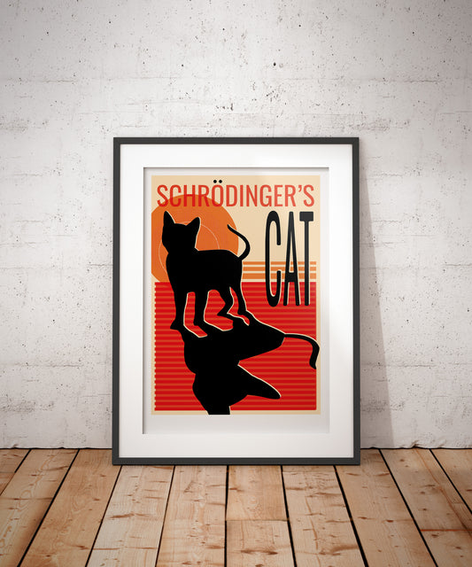 Shrodinger's Cat Art Print